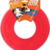 benebone 2 pack wishbone/dental durable dog chew toys, dog toys for aggressive chewers, real bacon, made in usa, medium