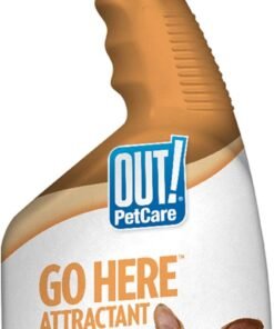 PetCare Go Here Attractant Dog and Puppy Potty Training Spray, Safe & Effective Puppy Pee Spray, Dog Housebreaking Supplies, Indoor and Outdoor House Training Tool, 32 oz