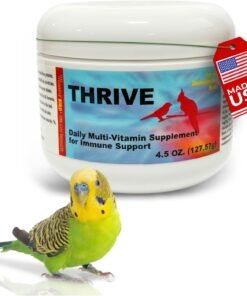 Morning Bird Thrive 4.5 oz – Daily Multi-Vitamin Bird Supplement for Immune & Recovery Support – Ideal for Sick, Injured, or Recovering Birds – Energy & Wellness Formula for Adult Birds