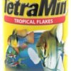 tetra goldfish flakes, nutritionally balanced diet for aquarium fish, vitamin c enriched flakes, 7.06 oz