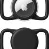 rabbitgoo dog harness no pull with 2 leash clips, adjustable soft padded, reflective oxford no choke pet vest with easy control handle for large dogs, black, l