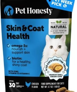 nordic naturals omega 3 cat, unflavored 2 oz 304 mg omega 3 per one ml fish oil for cats with epa & dha promotes heart, skin, coat, & immune health non gmo
