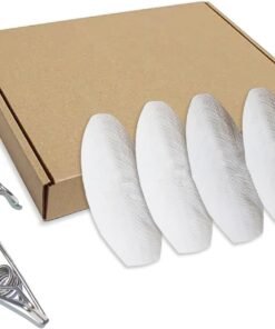 Jmxu's 3.5"-4" Cuttlebone for Birds Parakeets, Cuddle Bone with Metal Clip, Cuttlefish Bone for Sharp Beaks, Natural Birds Calcium for Parrots Cockatiels Tortoises, 4 Pcs