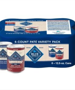 blue buffalo homestyle recipe chicken and turkey wet dog food for adult dogs, 12.5 oz. cans, 6 count variety pack