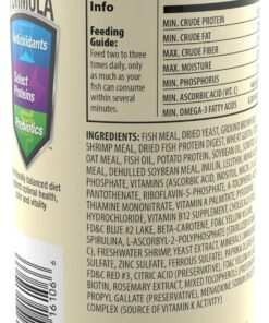 tetra goldfish flakes, nutritionally balanced diet for aquarium fish, vitamin c enriched flakes, 7.06 oz