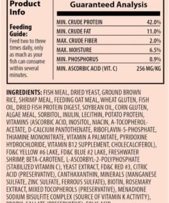 tetra goldfish flakes, nutritionally balanced diet for aquarium fish, vitamin c enriched flakes, 7.06 oz
