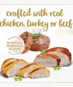 fancy feast poultry and beef feast classic pate collection grain free wet cat food variety pack (pack of 30) 3 oz. cans
