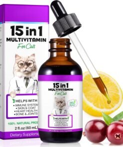 nordic naturals omega 3 cat, unflavored 2 oz 304 mg omega 3 per one ml fish oil for cats with epa & dha promotes heart, skin, coat, & immune health non gmo