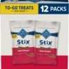 blue buffalo stix natural soft moist dog treats togo beef recipe, 1oz bags, pack of 12