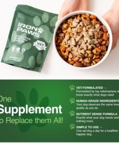 zesty paws dog multivitamin, chewable dog vitamins and supplements for hip & joints, skin & coat, omega 3 fish oil for dogs senior & puppy multivitamin chicken 90ct