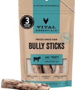 vital essentials freeze dried minnows dog treats | single ingredient | premium quality | grain free treats for dogs