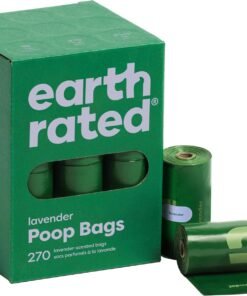 earth rated scented dog poop bags | leak proof refills (270 count)