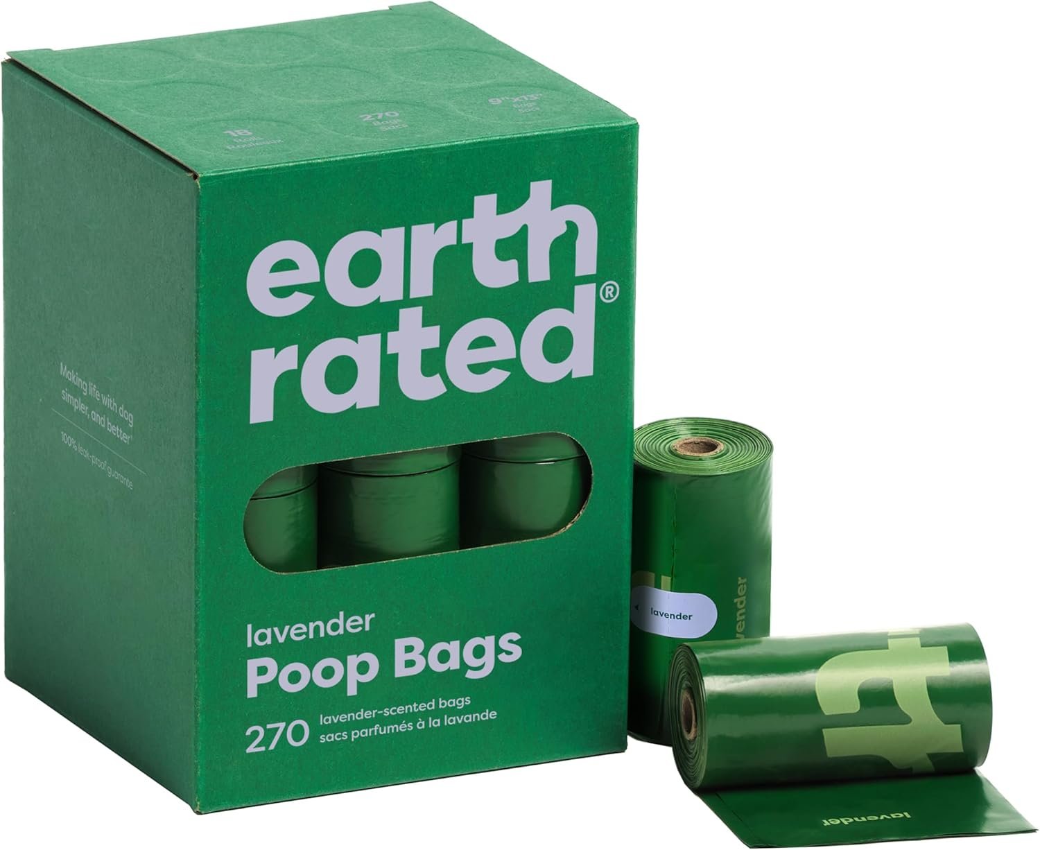 earth rated scented dog poop bags | leak proof refills (270 count) earth rated scented dog poop bags | leak proof refills (270 count)