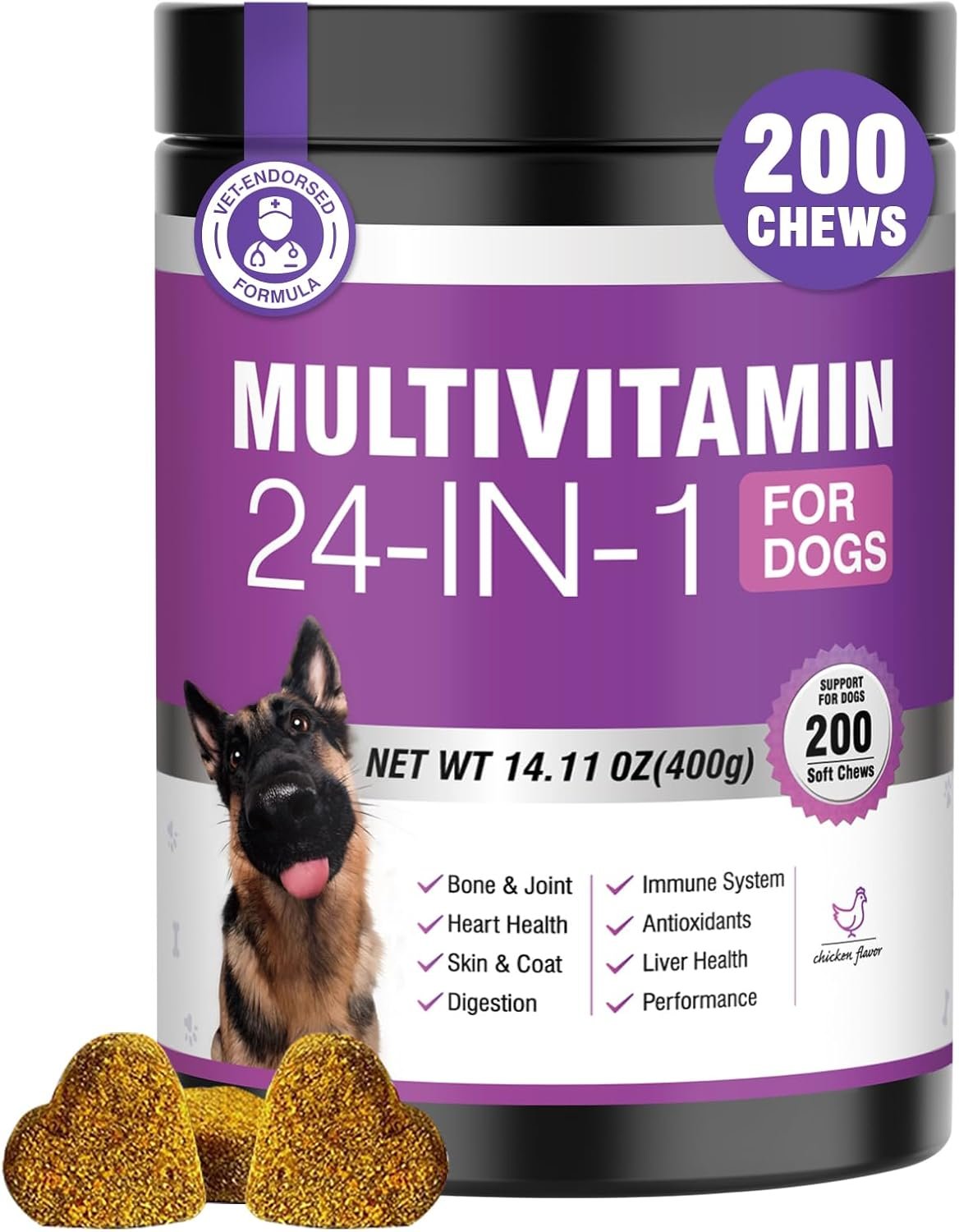 zesty paws dog multivitamin, chewable dog vitamins and supplements for hip & joints, skin & coat, omega 3 fish oil for dogs senior & puppy multivitamin chicken 90ct zesty paws dog multivitamin, chewable dog vitamins and supplements for hip & joints, skin & coat, omega 3 fish oil for dogs senior & puppy multivitamin chicken 90ct