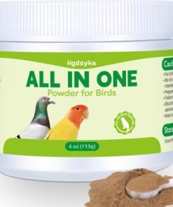 All in One Medicine Powder for Pigeon Parrots Canary Finches Parakeet Cockatiels Aviary Birds, Helps Maintain Digestive Balance Overall Vitality, Drinking Water Additive Wellness Support Powder
