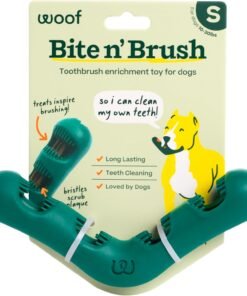 benebone 2 pack wishbone/dental durable dog chew toys, dog toys for aggressive chewers, real bacon, made in usa, medium