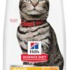 hill's science diet adult sensitive stomach & skin dry cat food, chicken & rice, 7 lb. bag