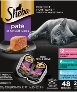 fancy feast poultry and beef feast classic pate collection grain free wet cat food variety pack (pack of 30) 3 oz. cans