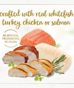purina fancy feast tender ocean whitefish, turkey, chicken and salmon feasts wet kitten food variety pack (pack of 24) 3 oz. boxes