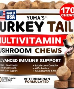 zesty paws dog multivitamin, chewable dog vitamins and supplements for hip & joints, skin & coat, omega 3 fish oil for dogs senior & puppy multivitamin chicken 90ct