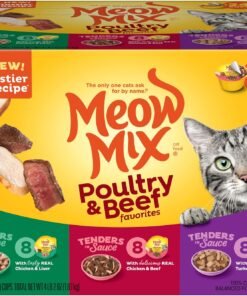 tiki cat after dark wet cat food, variety pack, 2.8 oz. cans (12 count)