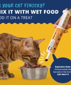 nordic naturals omega 3 cat, unflavored 2 oz 304 mg omega 3 per one ml fish oil for cats with epa & dha promotes heart, skin, coat, & immune health non gmo