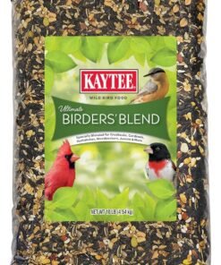kaytee ultimate birder's blend food, wild bird seed for grosbeaks, cardinals, nuthatches, woodpeckers & more outside feeders, 10 pound