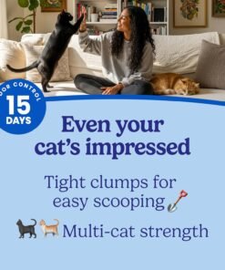 prettylitter health monitoring cat litter (unscented, non clumping) | lightweight & low tracking, color changing silica gel crystals, advanced odor control — 6 lbs, pack of 1 (up to 1 month supply)