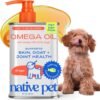 zesty paws dog multivitamin, chewable dog vitamins and supplements for hip & joints, skin & coat, omega 3 fish oil for dogs senior & puppy multivitamin chicken 90ct