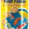tetra goldfish flakes, nutritionally balanced diet for aquarium fish, vitamin c enriched flakes, 7.06 oz