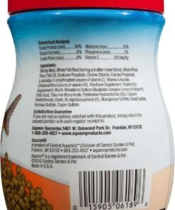 tetra goldfish flakes, nutritionally balanced diet for aquarium fish, vitamin c enriched flakes, 7.06 oz