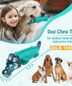 benebone 2 pack wishbone/dental durable dog chew toys, dog toys for aggressive chewers, real bacon, made in usa, medium