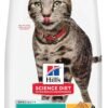 Hill's Science Diet Adult 1-6 Indoor Dry Cat Food, Chicken purina cat chow hairball, healthy weight, indoor, natural dry cat food, naturals indoor