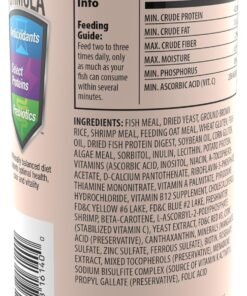 tetra goldfish flakes, nutritionally balanced diet for aquarium fish, vitamin c enriched flakes, 7.06 oz