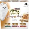 fancy feast poultry and beef feast classic pate collection grain free wet cat food variety pack (pack of 30) 3 oz. cans