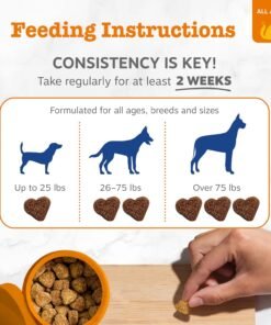 zesty paws dog multivitamin, chewable dog vitamins and supplements for hip & joints, skin & coat, omega 3 fish oil for dogs senior & puppy multivitamin chicken 90ct