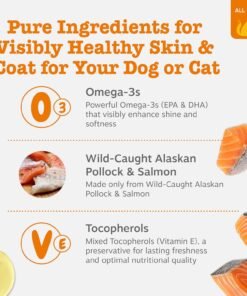 zesty paws dog multivitamin, chewable dog vitamins and supplements for hip & joints, skin & coat, omega 3 fish oil for dogs senior & puppy multivitamin chicken 90ct