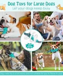 benebone 2 pack wishbone/dental durable dog chew toys, dog toys for aggressive chewers, real bacon, made in usa, medium