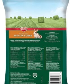 kaytee fiesta rabbit food, nutritious and fun blend, supports dental health and digestion, 3.5 pounds