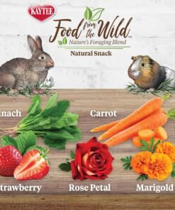 kaytee fiesta rabbit food, nutritious and fun blend, supports dental health and digestion, 3.5 pounds