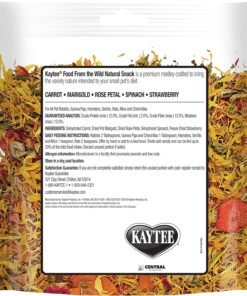 kaytee fiesta rabbit food, nutritious and fun blend, supports dental health and digestion, 3.5 pounds
