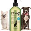 pawfume dog shampoo and conditioner, blue ribbon, 1 pack – nourish & detangle for a silky soft coat – probiotic, deep cleaning, ph balanced formula – puppy shampoo and conditioner for all breeds